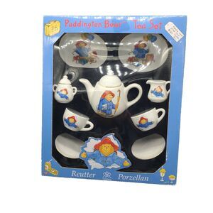 Vintage Paddington Bear Tea Set Porcelain Reutter Porzellan-Made In Germany New